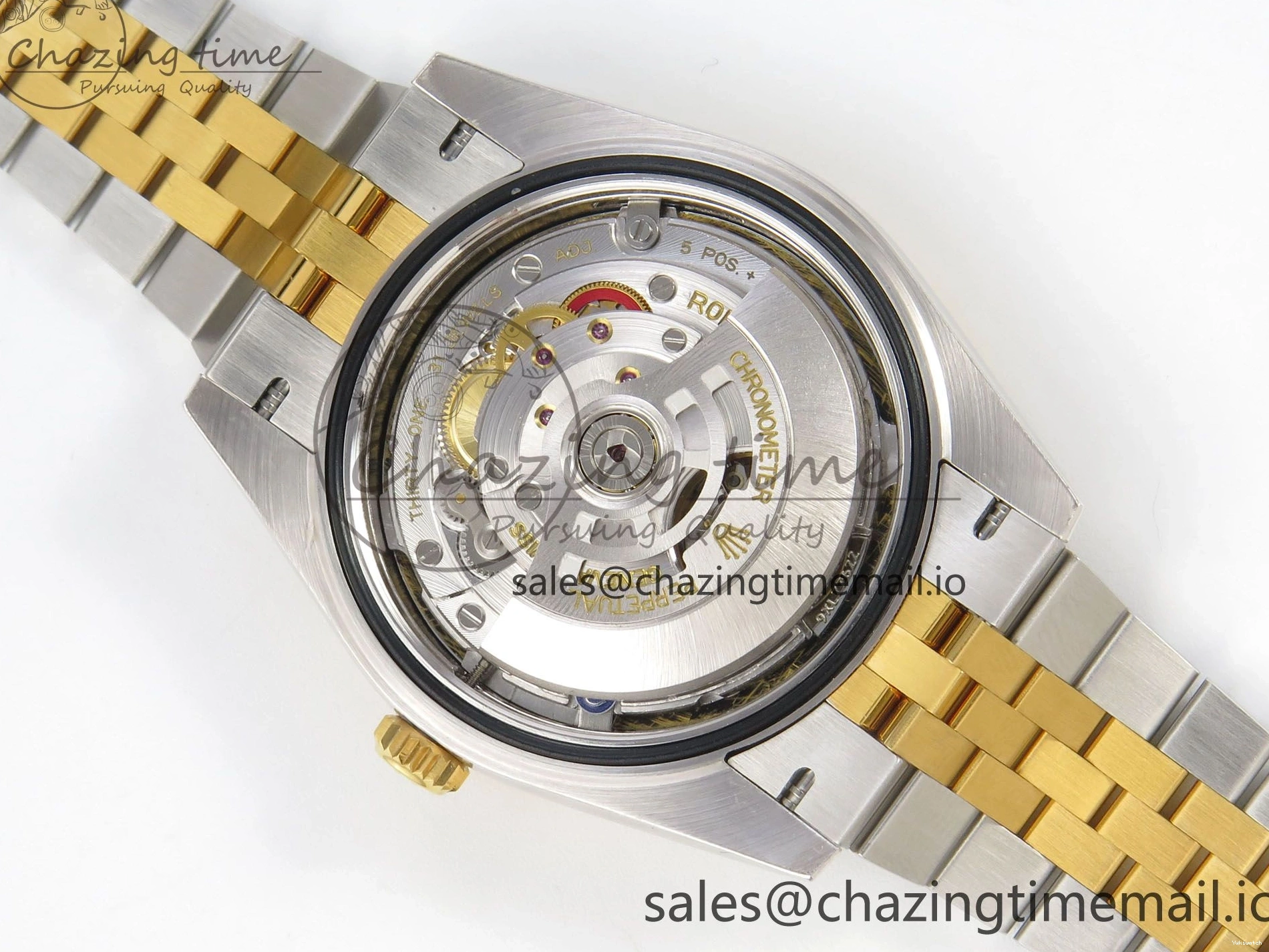 SS Edition Best Roman 1:1 DateJust Jubilee Bracelet Dial Gray 126333 (Weighted) 41 SH3235 ARF on YG 1228